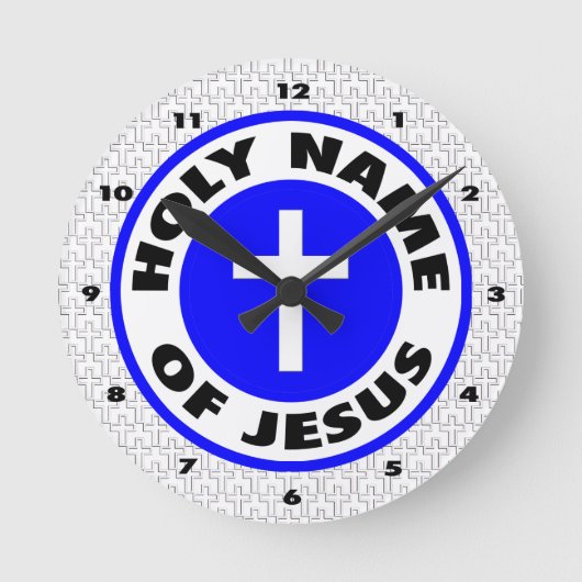 Horloge Ronde Holy Nom de Jésus (Recto)