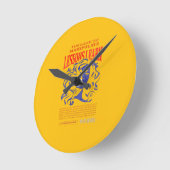 HORLOGE RONDE HOME DECOR MANIPULATE LESSONS LEARN WALL CLOCK  (Angle)