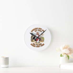 Horloge Ronde Hommes Jésus sortant de ma grotte