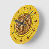 HORLOGE RONDE HONEY BEE, BEEKEEPER (Angle)