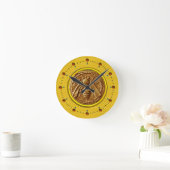 HORLOGE RONDE HONEY BEE, BEEKEEPER (Maison)