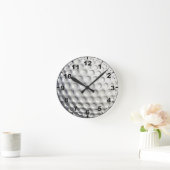 Horloge Ronde Horaires murales design "Golf Ball" (Maison)