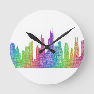 Horloge Ronde Horizon de Chicago