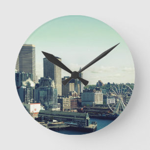 Horloge Ronde Horizon de Seattle