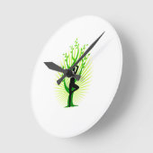 Horloge Ronde horloge, yoga (Angle)