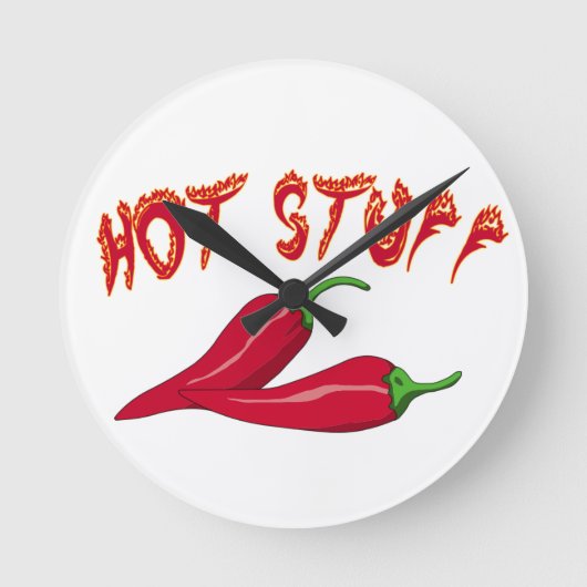 Horloge Ronde Hot chilli Clock (Recto)