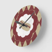 Horloge Ronde hot dog diamonds (Angle)