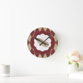 Horloge Ronde hot dog diamonds (Maison)