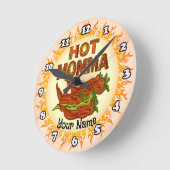 Horloge Ronde Hot Momma (Angle)