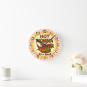 Horloge Ronde Hot Momma (Maison)