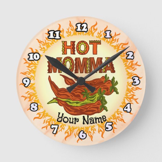Horloge Ronde Hot Momma (Recto)
