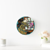 Horloge Ronde House Work Makes You Ugly Clock (Maison)