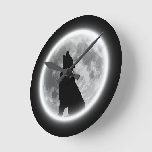 Horloge Ronde Howling Wolf (Angle)