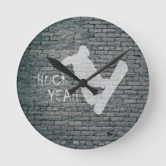 Horloge Ronde Huck Yeah (Recto)