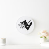 Horloge Ronde Huck Yeah (Maison)