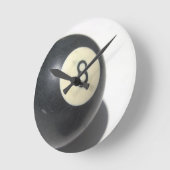 Horloge Ronde Huit boules (Angle)