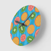 Horloge Ronde Humeur fruitée (Angle)