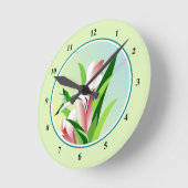 Horloge Ronde Humming Bird (Angle)