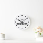 Horloge Ronde Humorous Bichon Frise (Maison)