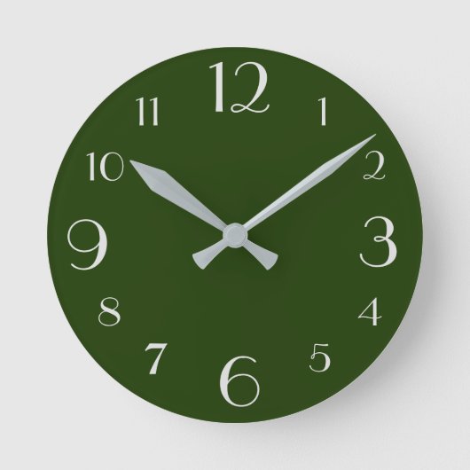 Horloge Ronde Hunter Green (Recto)