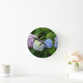 Horloge Ronde Hydrangée (Maison)