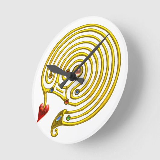 HORLOGE RONDE HYPER LABYRINTHE (Angle)