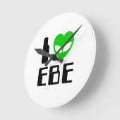Horloge Ronde I Alien Heart EBE (Angle)
