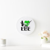 Horloge Ronde I Alien Heart EBE (Maison)