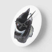 Horloge Ronde I Can't Even Right Meow (Angle)