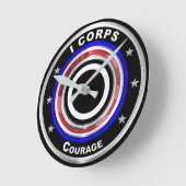 Horloge Ronde I Corps "America's Corps" (Angle)