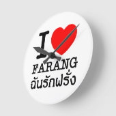 Horloge Ronde I Heart (Amour) Farang (Angle)