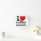 Horloge Ronde I Heart (Amour) Farang (Maison)