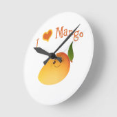 Horloge Ronde I Heart (amour) Mango (Angle)