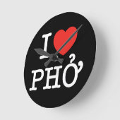 Horloge Ronde I Heart (Love) Pho (Angle)