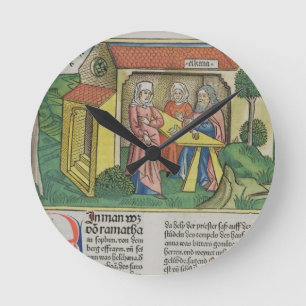 Horloge Ronde I le 1:8 Elkanah de Samuel soulage Hannah, du 'NU