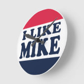 HORLOGE RONDE I-LIKE-MIKE-BUTTON (Angle)