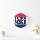 HORLOGE RONDE I-LIKE-MIKE-BUTTON (Maison)