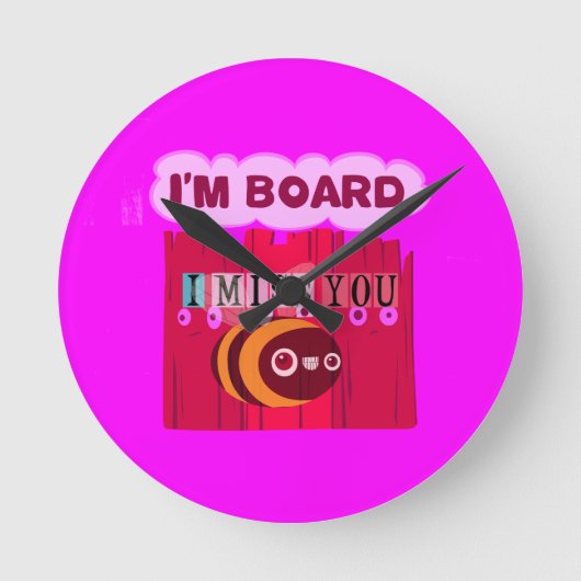 Horloge Ronde I Miss You I (Recto)