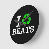 Horloge Ronde I Recycle Les Beats (Angle)