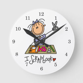 Horloge Ronde I Scrapbook