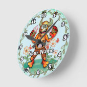 Horloge Ronde Ice Cream Monster (Angle)