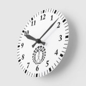 Horloge Ronde Ichijo wisteria (Angle)