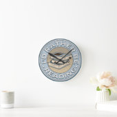 Horloge Ronde I'd rather be reading (Maison)