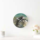 Horloge Ronde Iguana sur les rochers à St. Thomas (Maison)