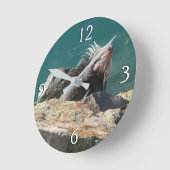 Horloge Ronde Iguane à St-Thomas (Angle)