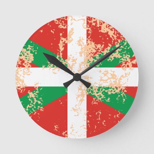Horloge Ronde Ikurriña desgastada (Recto)