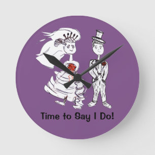 Horloge Ronde Il est temps de dire que je le fais !