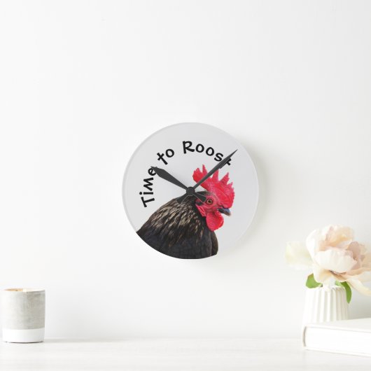 Horloge Ronde Il est temps d'effectuer une rotation (Maison)