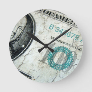 Horloge Ronde Il est temps d'obtenir l'horloge riche