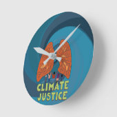 Horloge Ronde Il est temps pour la justice climatique (Angle)